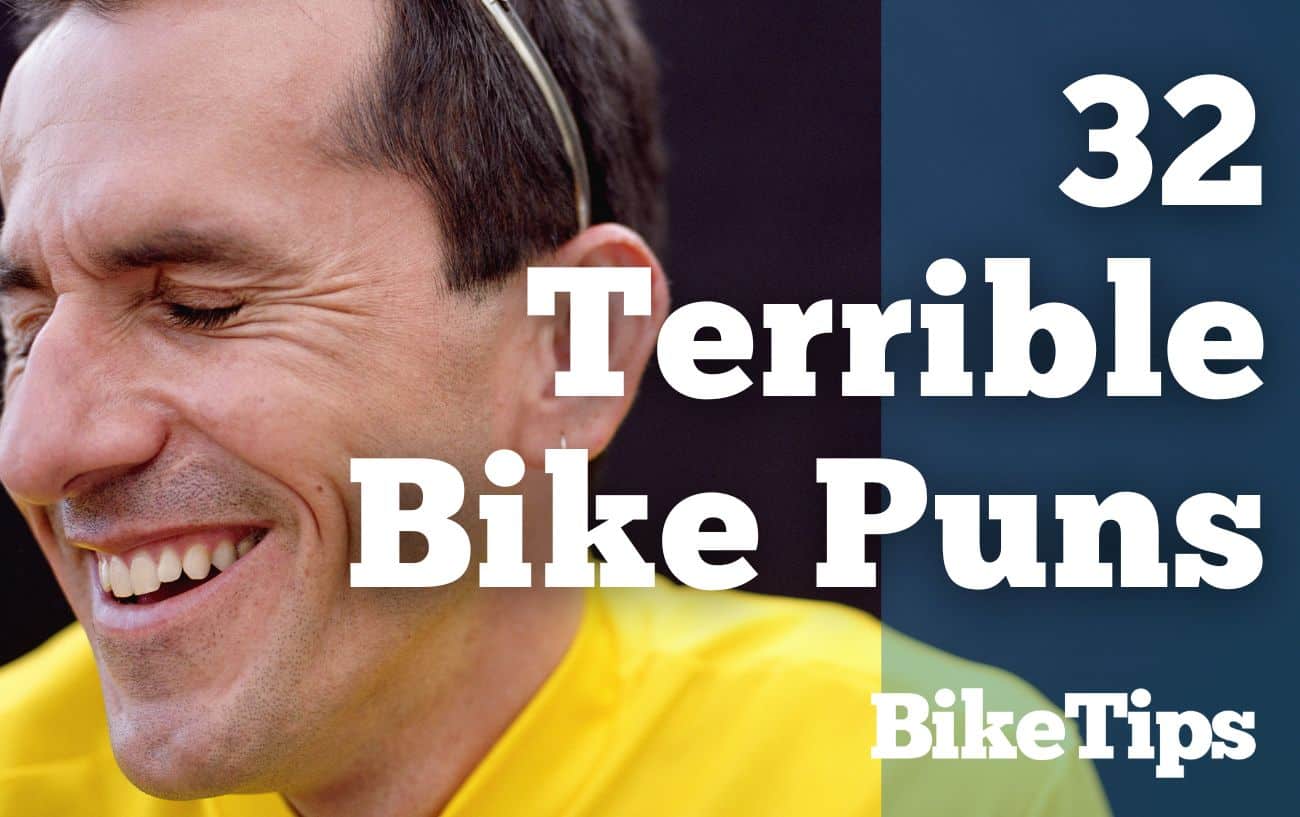 32 Terrible Bike Puns: Title Image