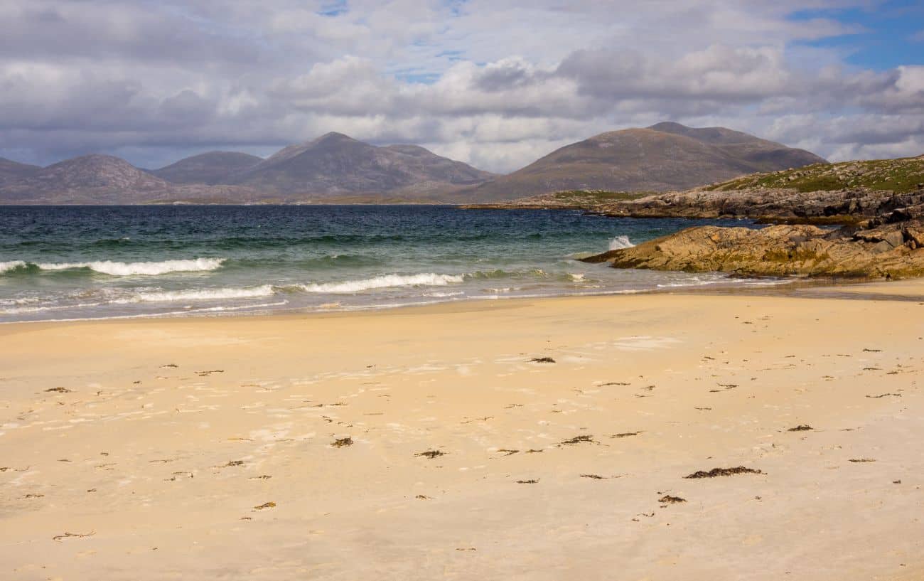 Stunning views from the beach at Luskentyre.