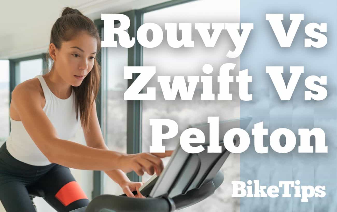 Rouvy vs Zwift vs Peloton: Title Image