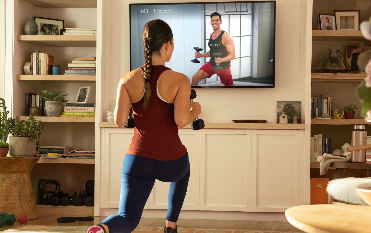 Official product image for Peloton strength classes.