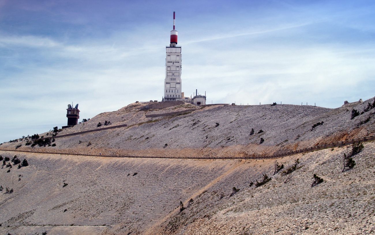 The summit of Mont Ventoux.