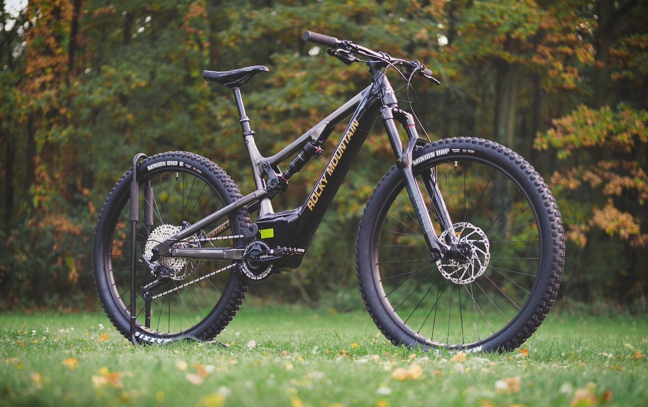 A mountain bike with 700c wheels.