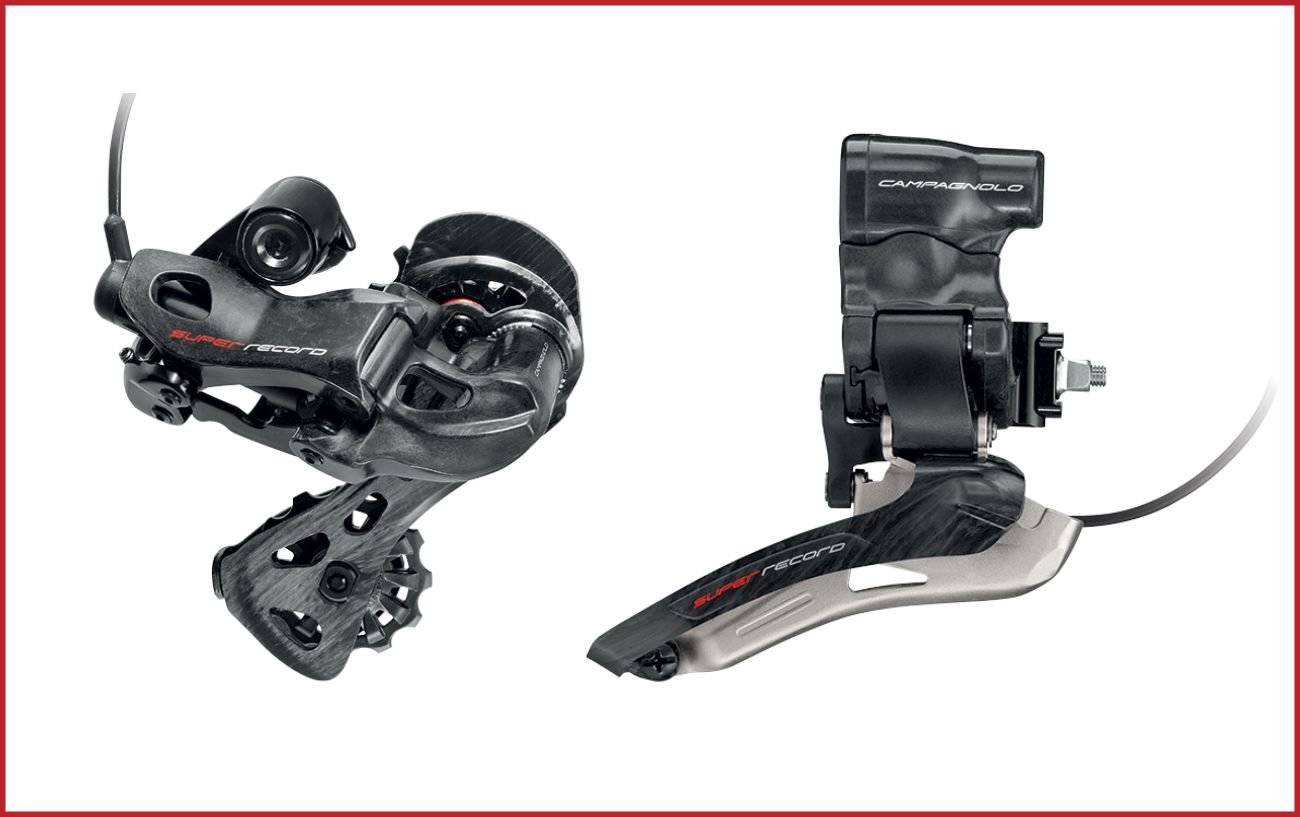 Campagnolo Super Record EPS Derailleurs: Manufacturer Image