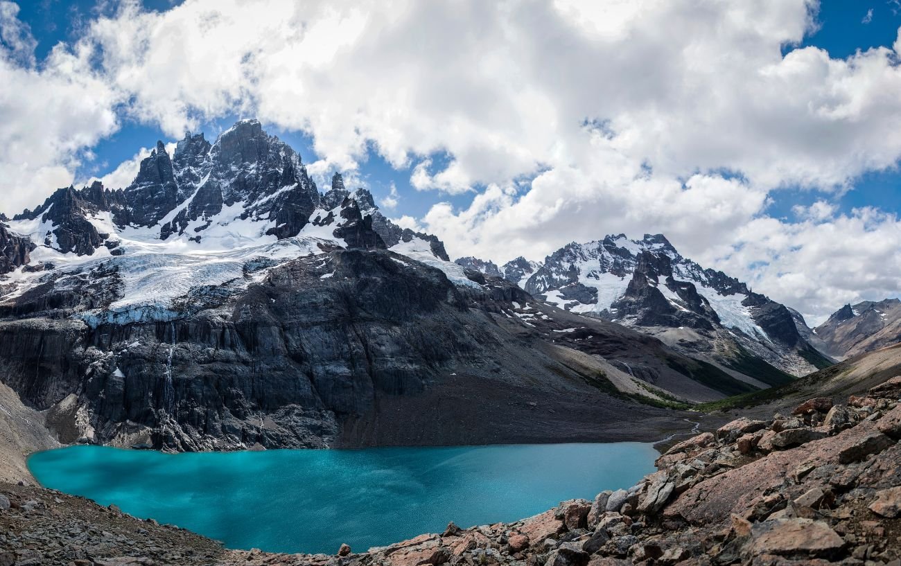 A lake in Cerro Castillo national park.