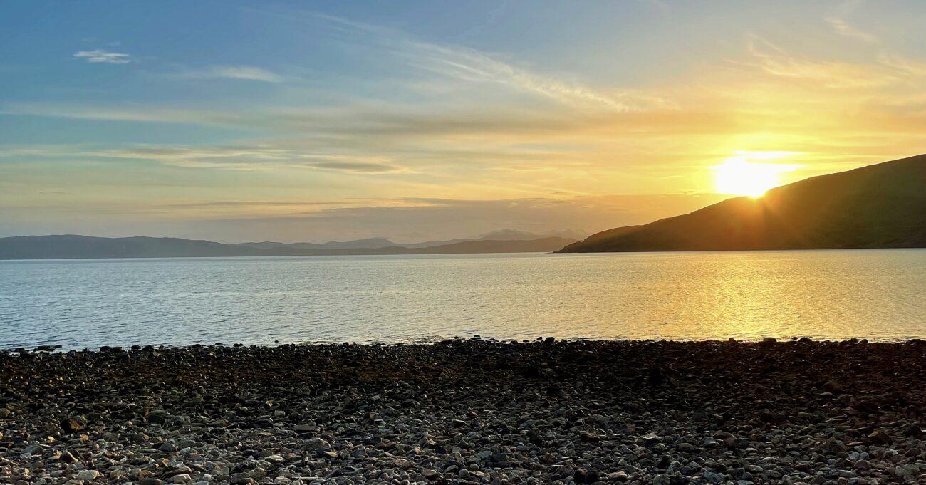 View across the Loch at Bealach-Na-Ba.