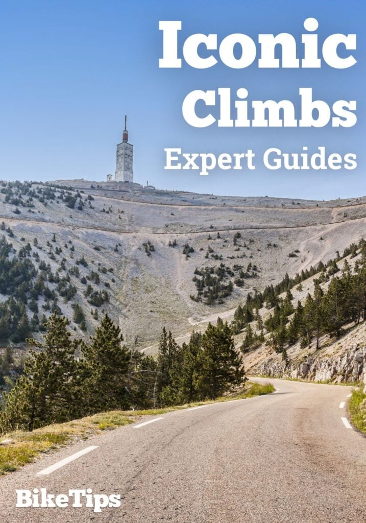 BikeTips Iconic Climbs Sidebar Poster