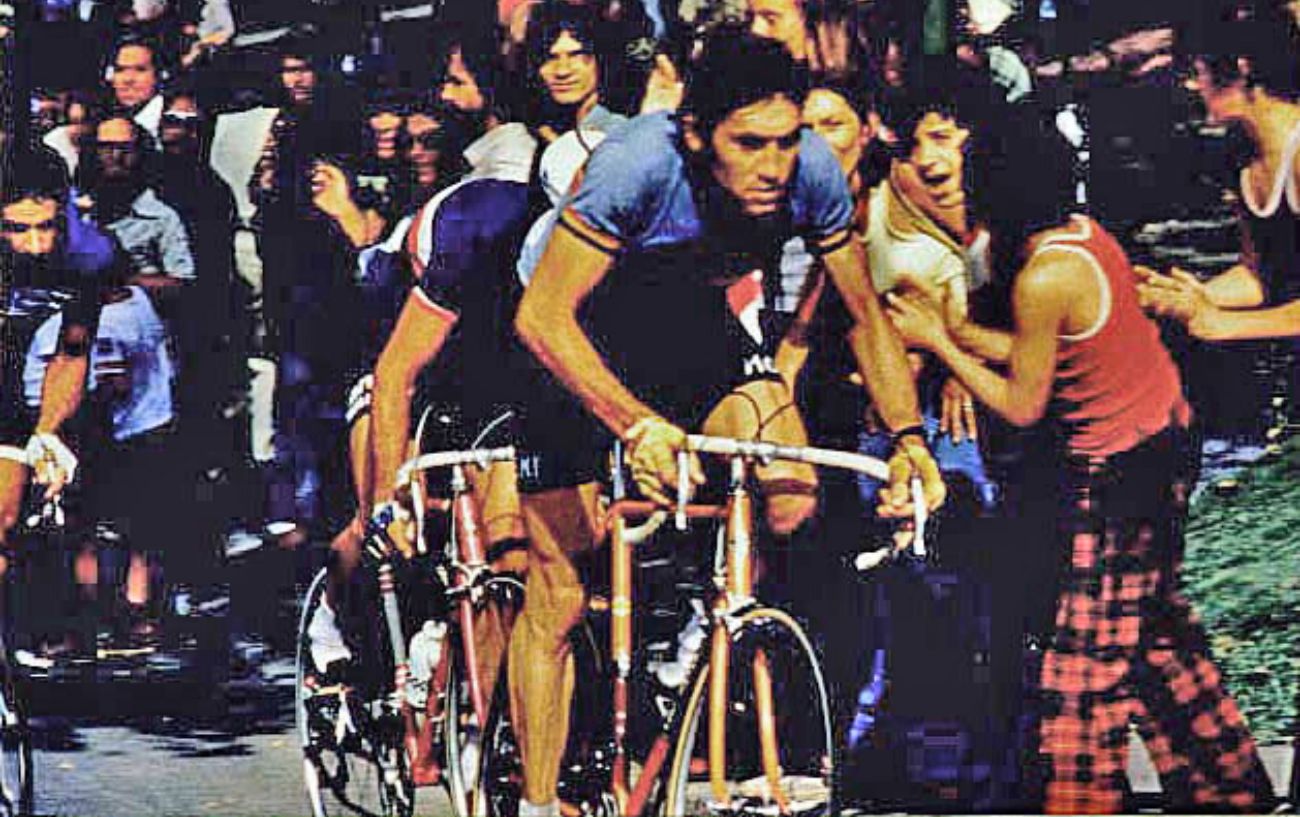 Eddy Merckx at the 1974 World Championships.
