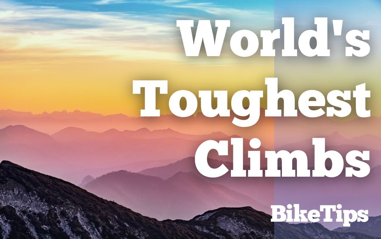 Toughest Climbs in The World of Cycling: Title Image