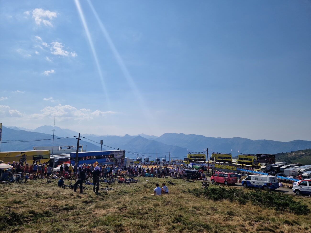 Tour de France 2022 summit finish on the Hautacam.