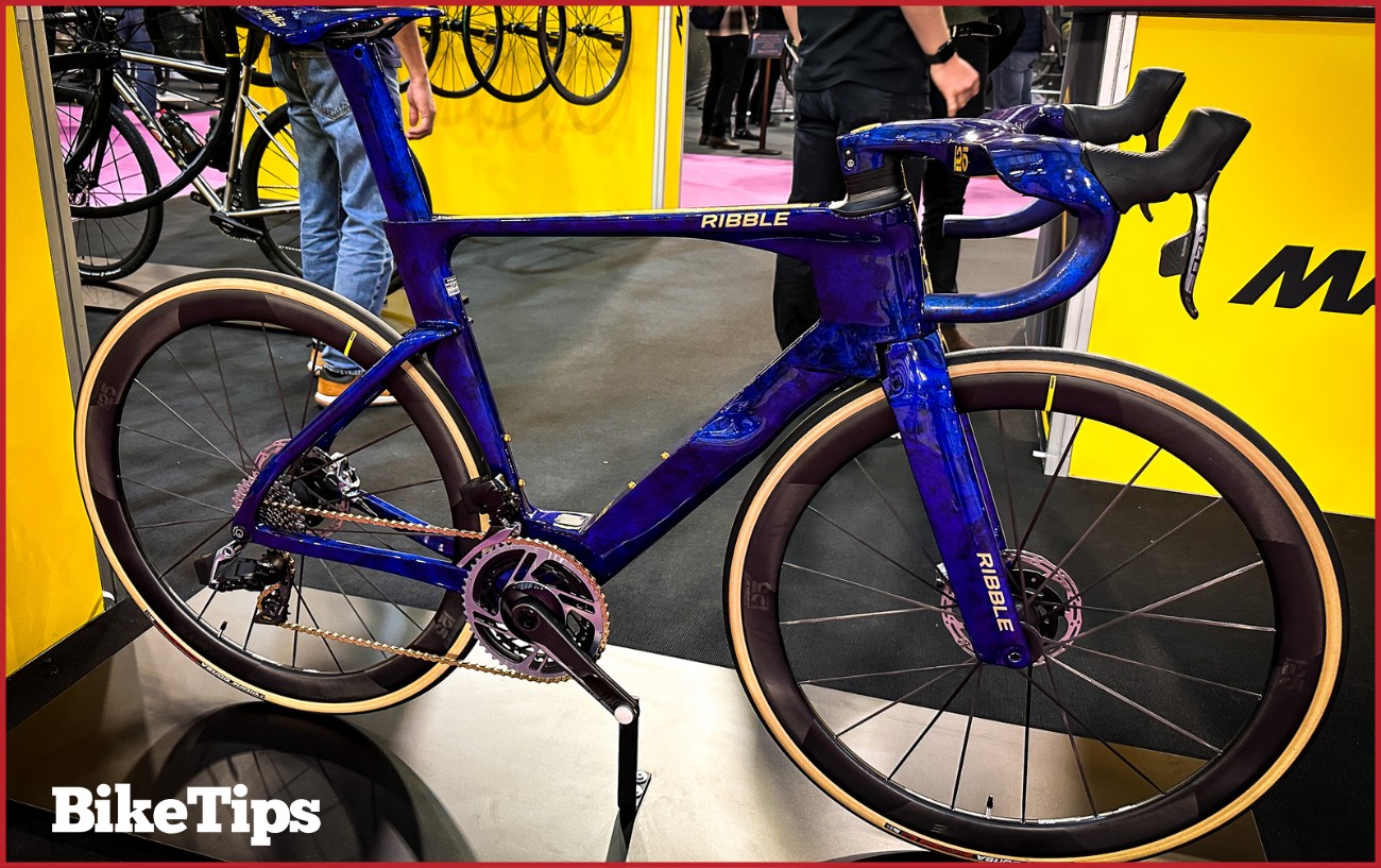 A Ribble SL R 125 anniversary edition at the London Cycle Show.