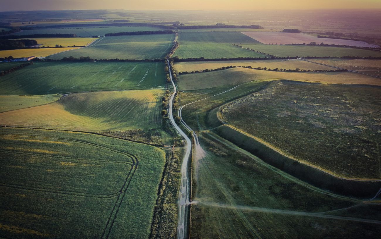 The Ridgeway, part of King Alfred's Way in Wessex.