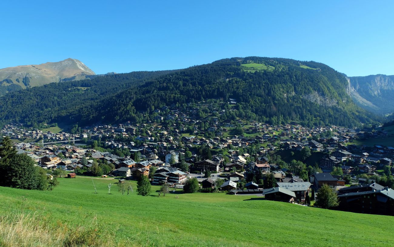 Morzine in the French Alps.