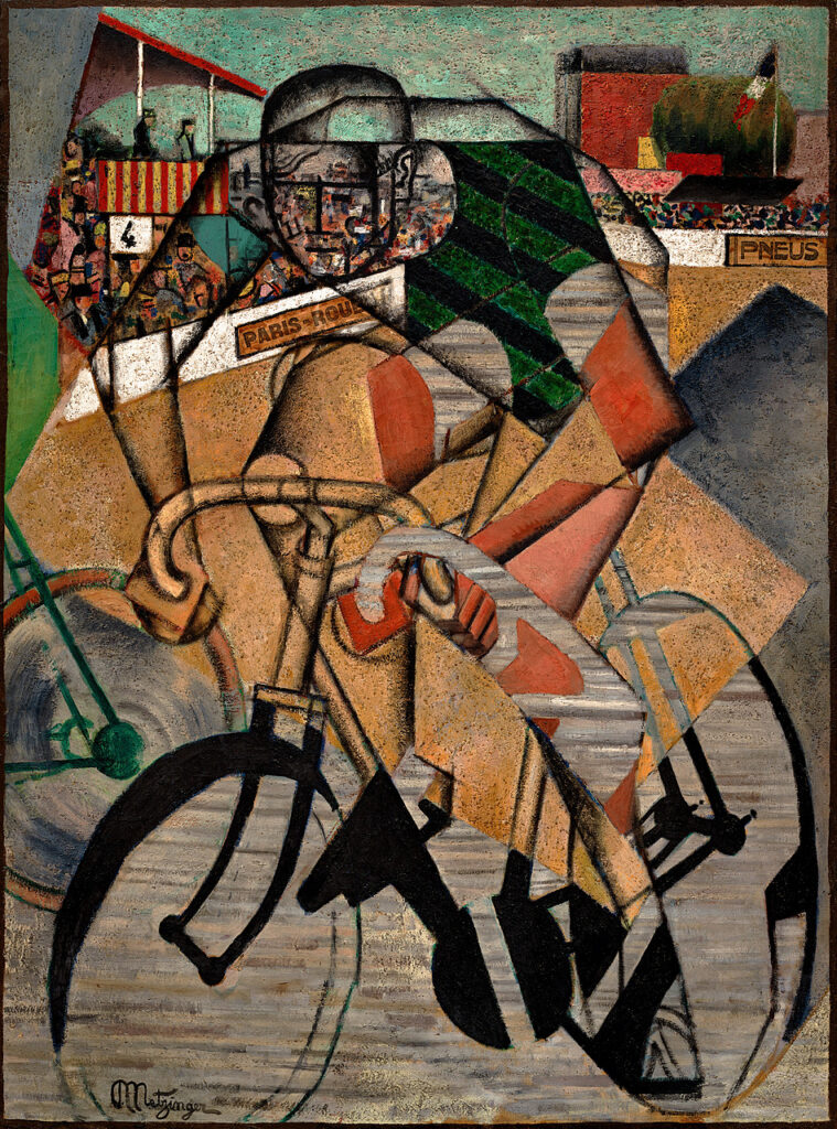 At the Cycle-Race Track (1912) by Jean Metzinger.