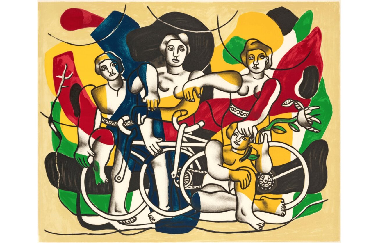 Les Quatre Cyclistes (1969) by Fernand Léger