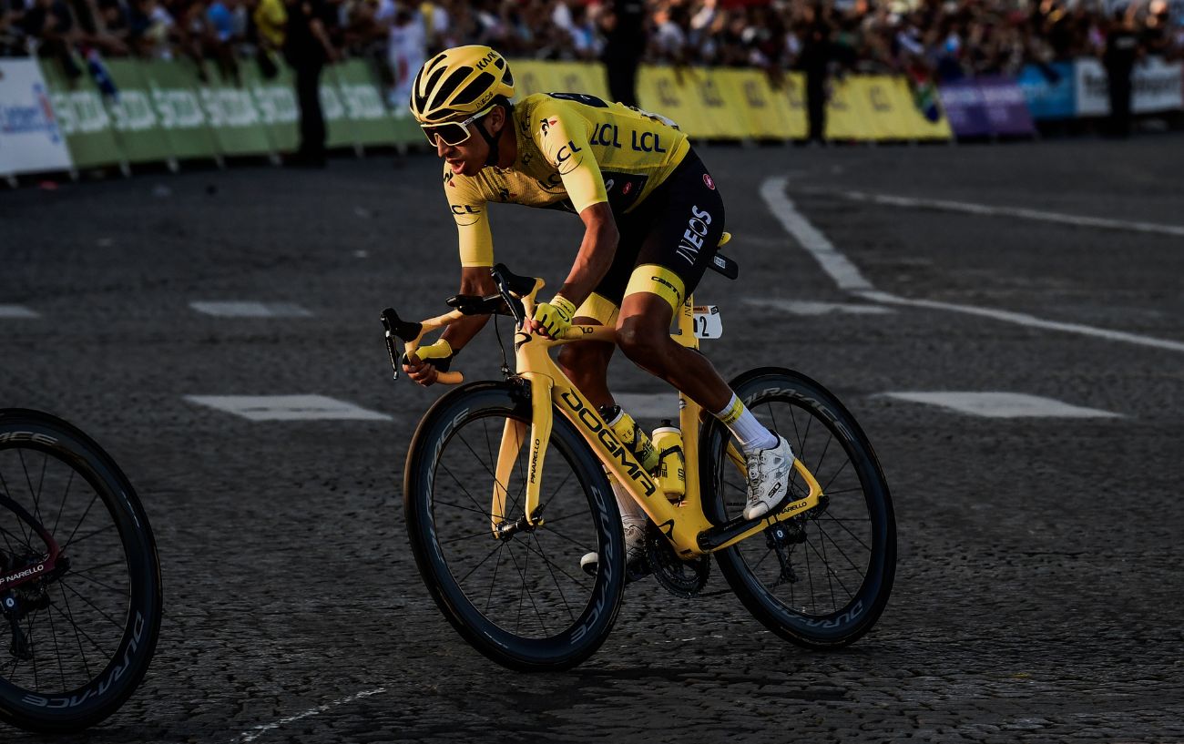 Egan Bernal at the Tour de France.