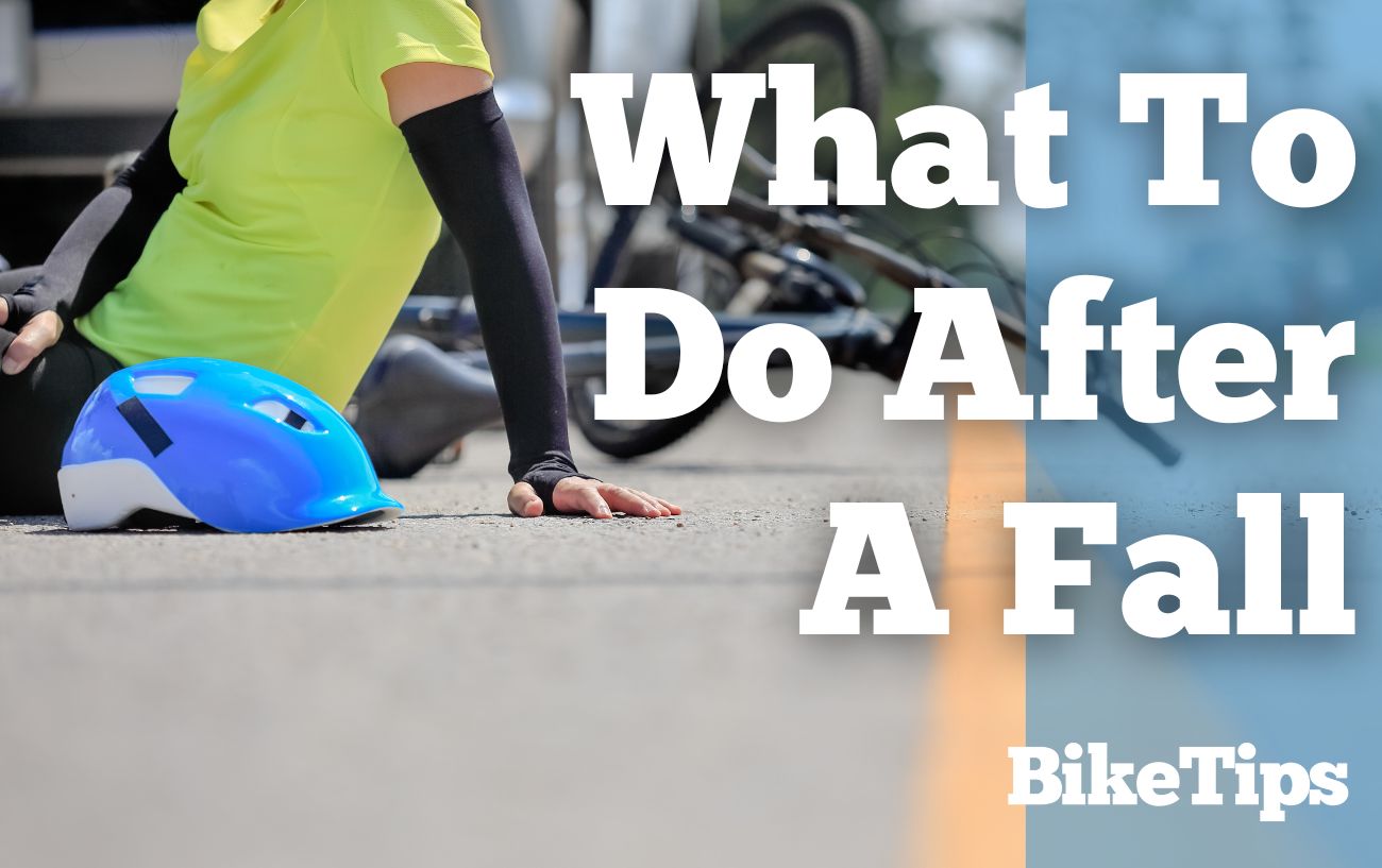 6 Steps For Cyclists Who've Fallen Off Bikes: Title Image