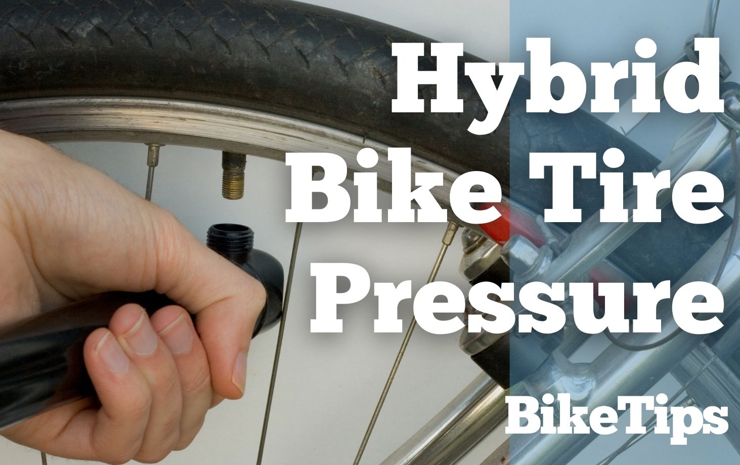Hybrid Bike Tire Pressure: Title Image
