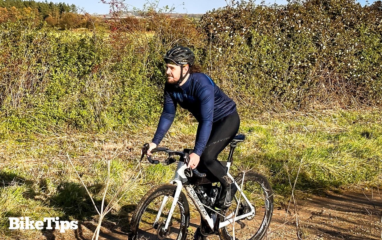 Robbie on a fasted training ride.