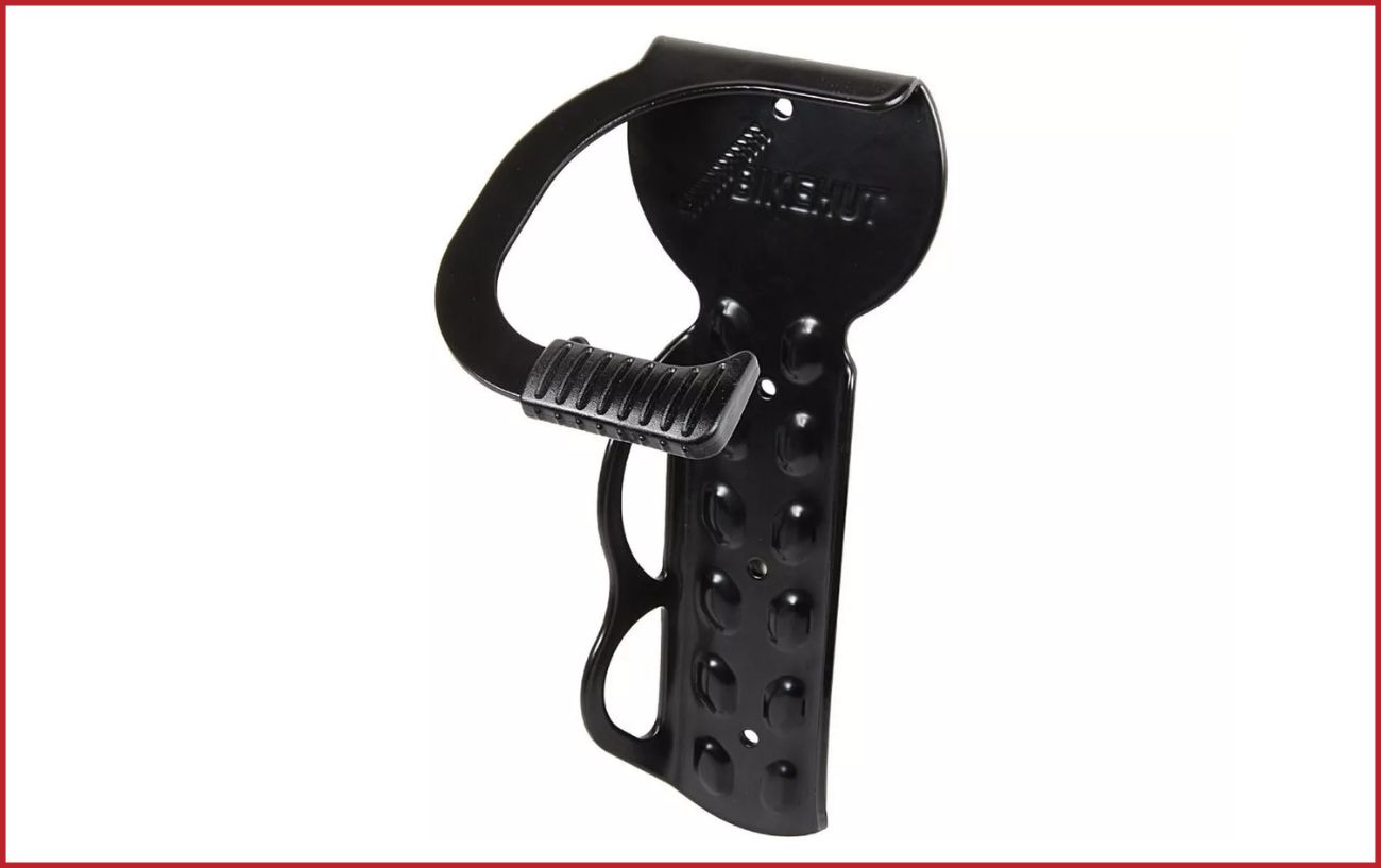 Example of wall hook clips from BikeHut.